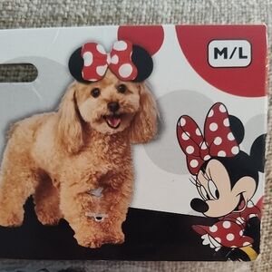 Disney Mickey Mouse Red & White Polka Dot Dog Headband